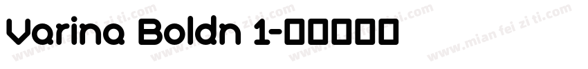 Varina Boldn 1字体转换